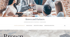 Desktop Screenshot of brownandpartners.hu